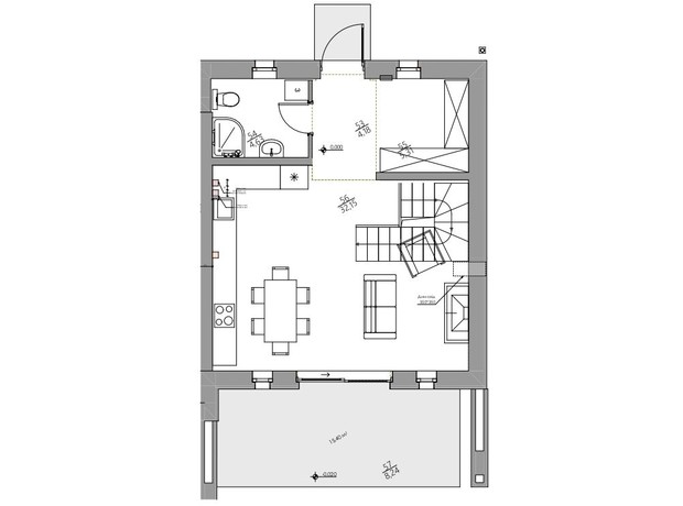 КМ YOND.City: планування 3-кімнатної квартири 113.24 м²