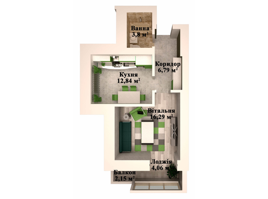 ЖК Caramel Residence планування 12 ЖК Caramel Residence планування 12