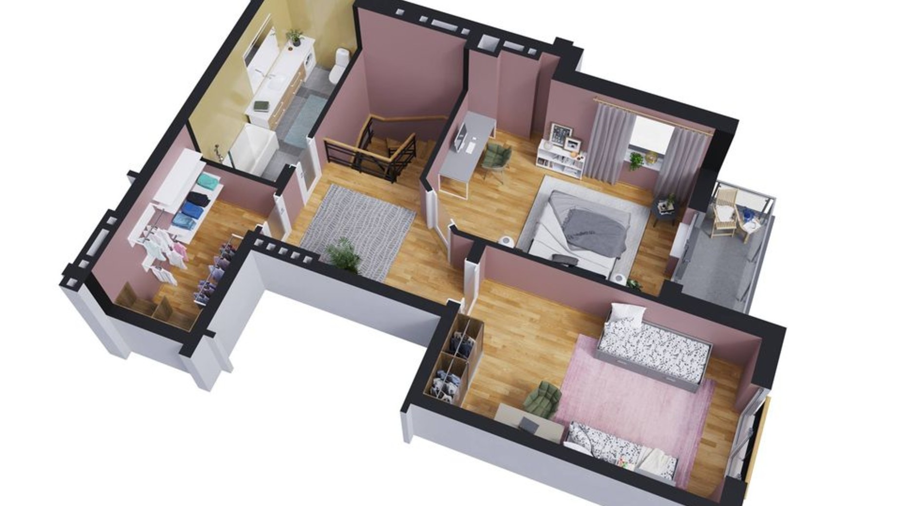 Планировка много­уровневой квартиры в ЖК Baker Street 109.9 м², фото 465806