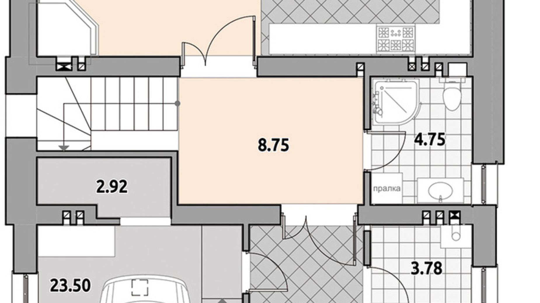Планування котеджу в КМ Провесінь 198.71 м², фото 470290