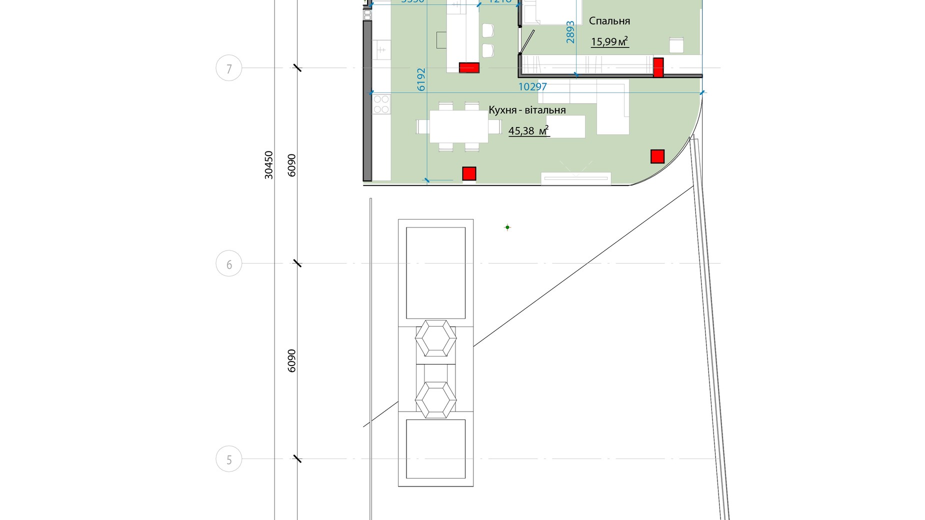Планировка 3-комнатной квартиры в ЖК Avenue 25 202.62 м², фото 471579