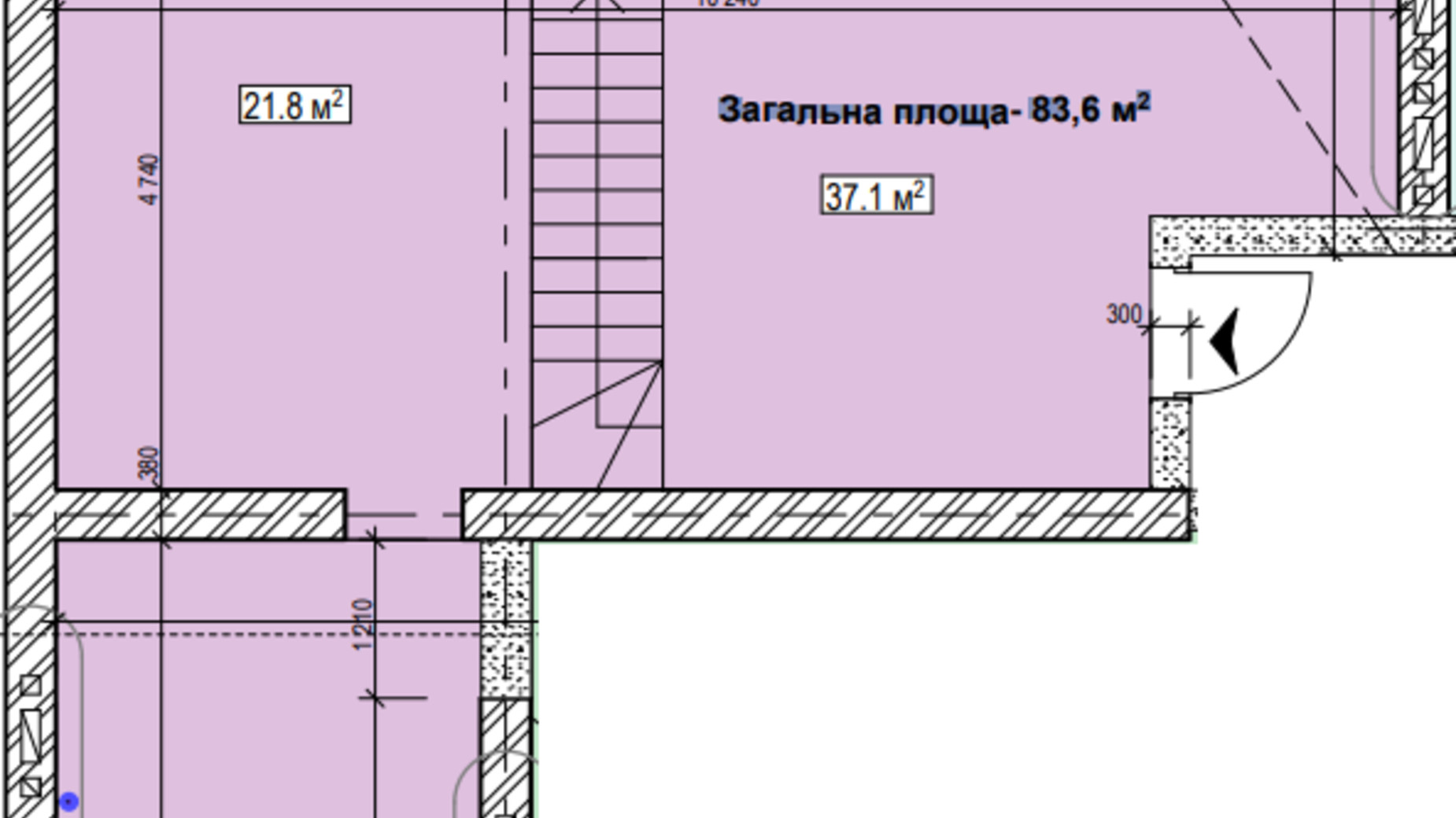 Планування багато­рівневої квартири в ЖК Нова Конча-Заспа 121 м², фото 474465