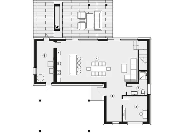 КГ Севериновка Forest: планировка 3-комнатной квартиры 157.2 м²