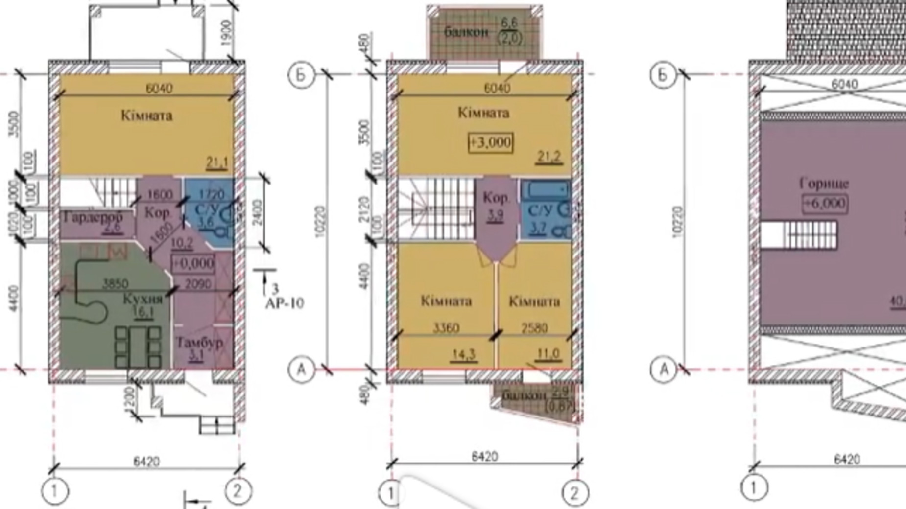 Планировка таунхауса в Таунхаус Ривер Таун 125 м², фото 479094