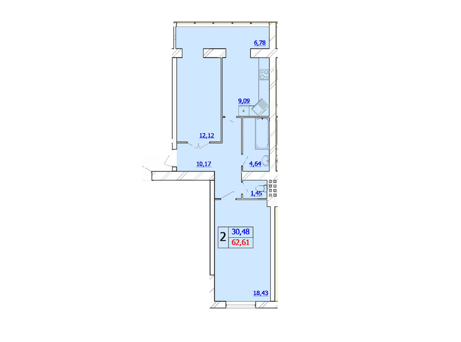 ЖК AVILA COMFORT планування 9 ЖК AVILA COMFORT планування 9