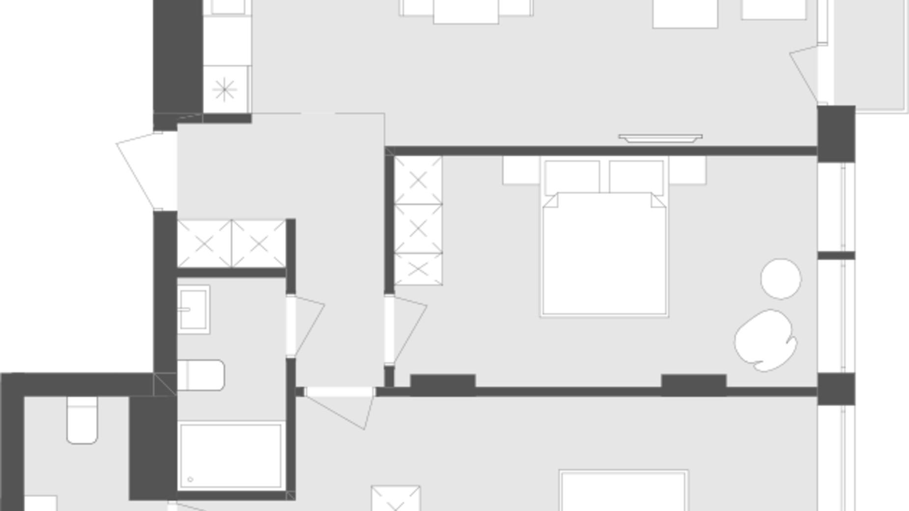 Планировка 2-комнатной квартиры в ЖК Avalon Yard 75.05 м², фото 483126