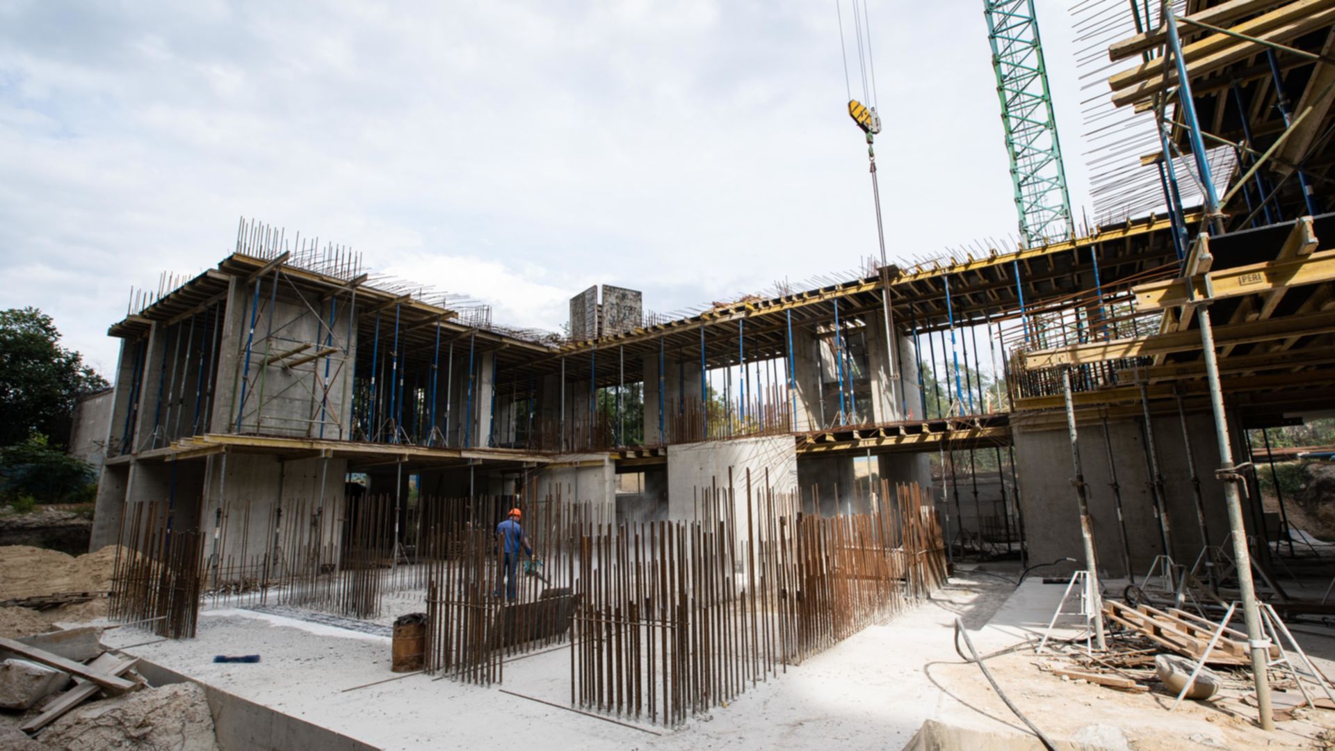 Состоянием на сентябрь 2022 года БЦ PlatOn ход строительства фото 483460