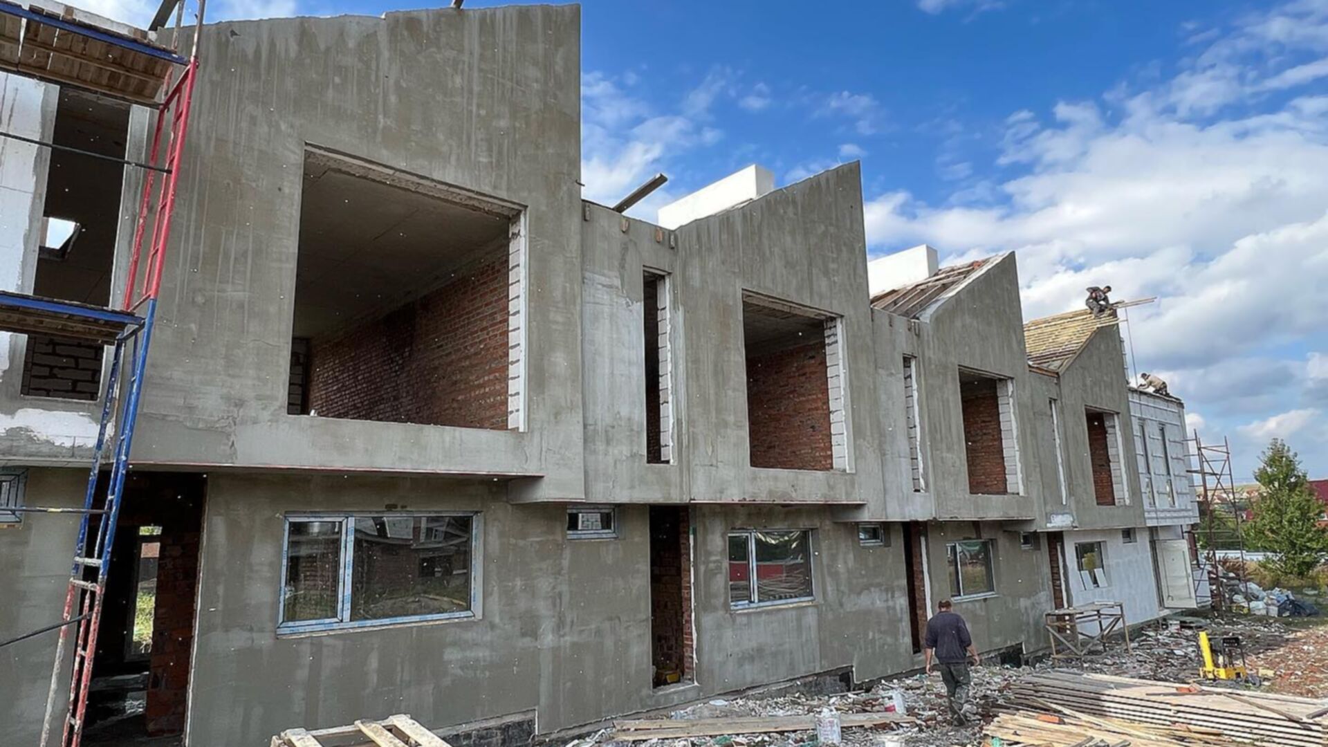 Состоянием на сентябрь 2022 года Таунхаус Smart & Green ход строительства фото 484812