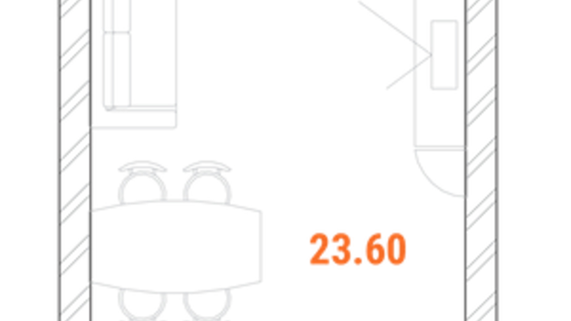 Планировка 1-комнатной квартиры в Доходный дом Standard One Obolon 35.2 м², фото 486486