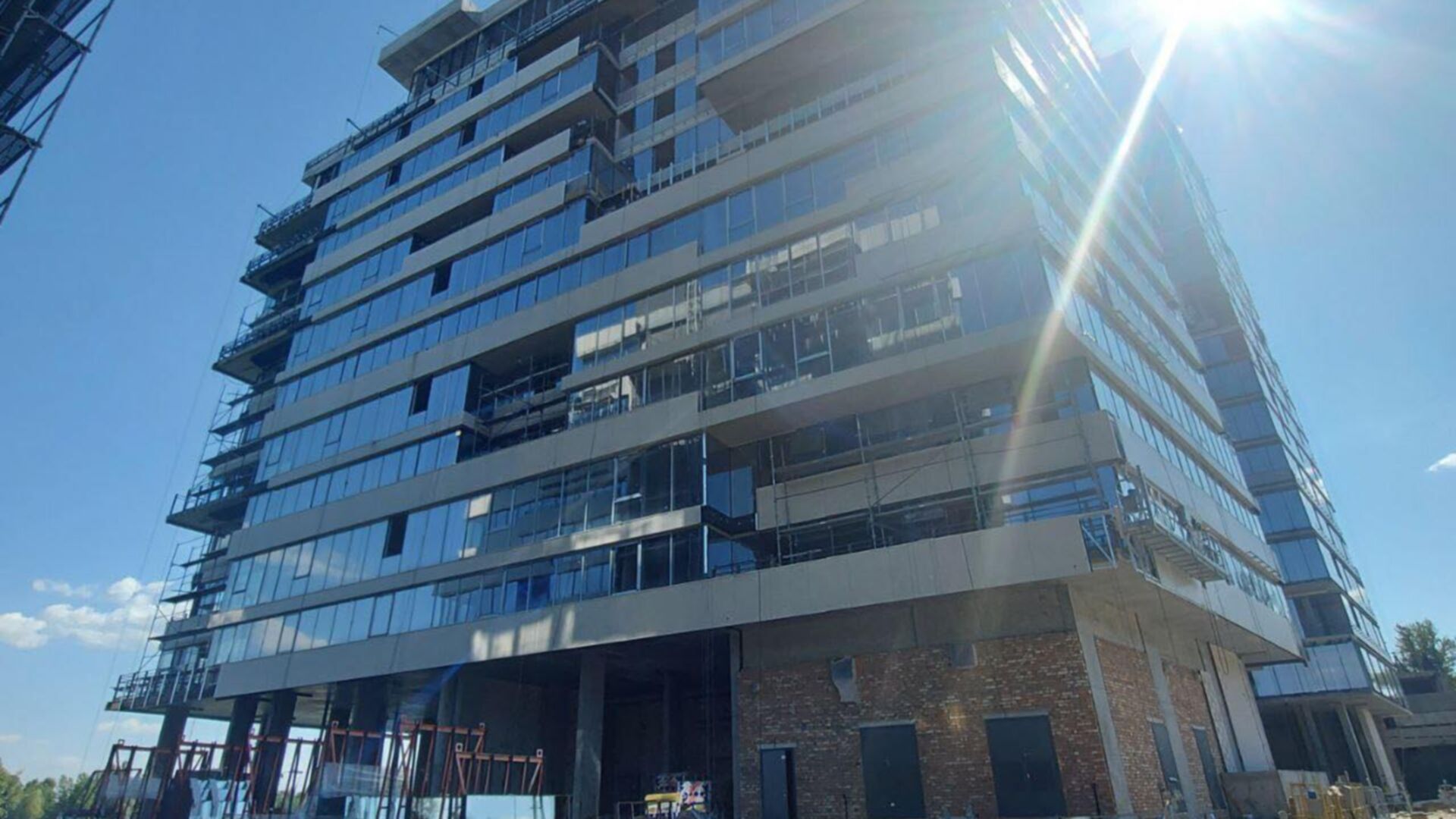 Состоянием на октябрь 2022 года Апарт-комплекс Port City ход строительства фото 488317