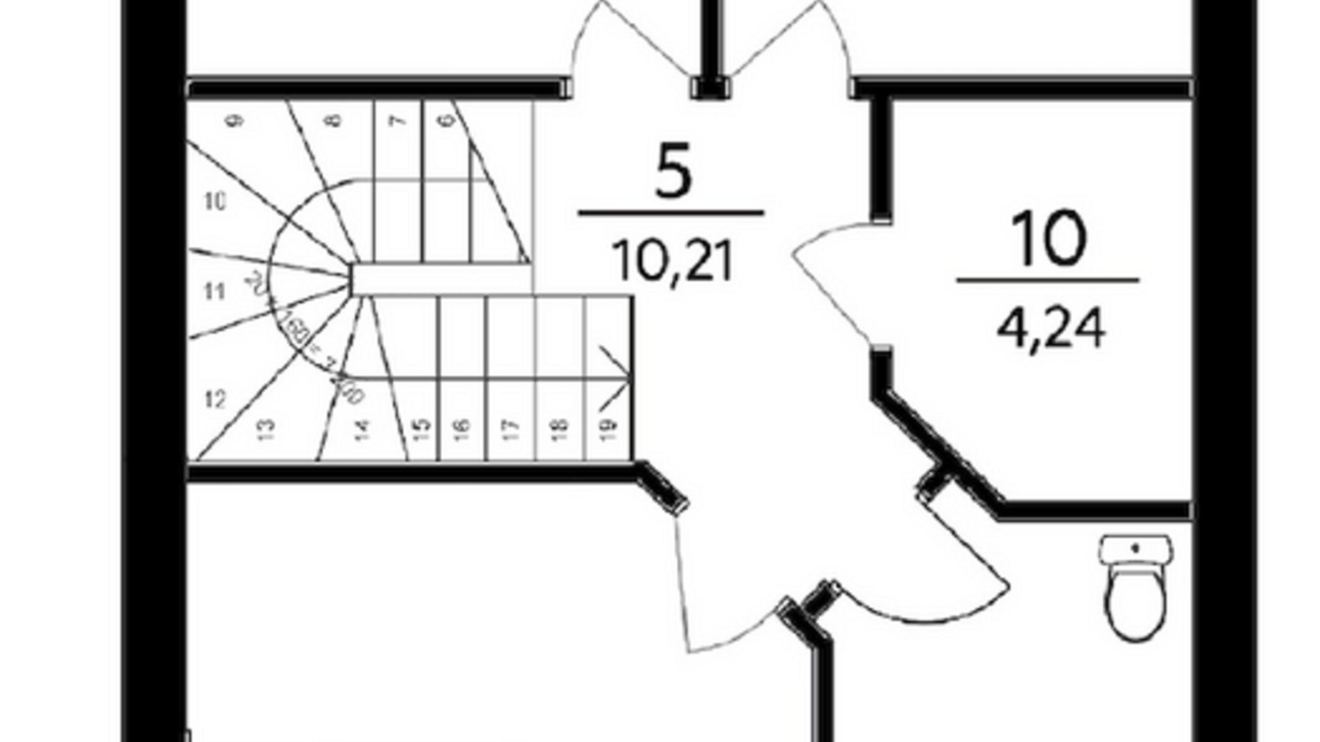 Планування таунхауса в КМ RiverHOME 135 м², фото 489242