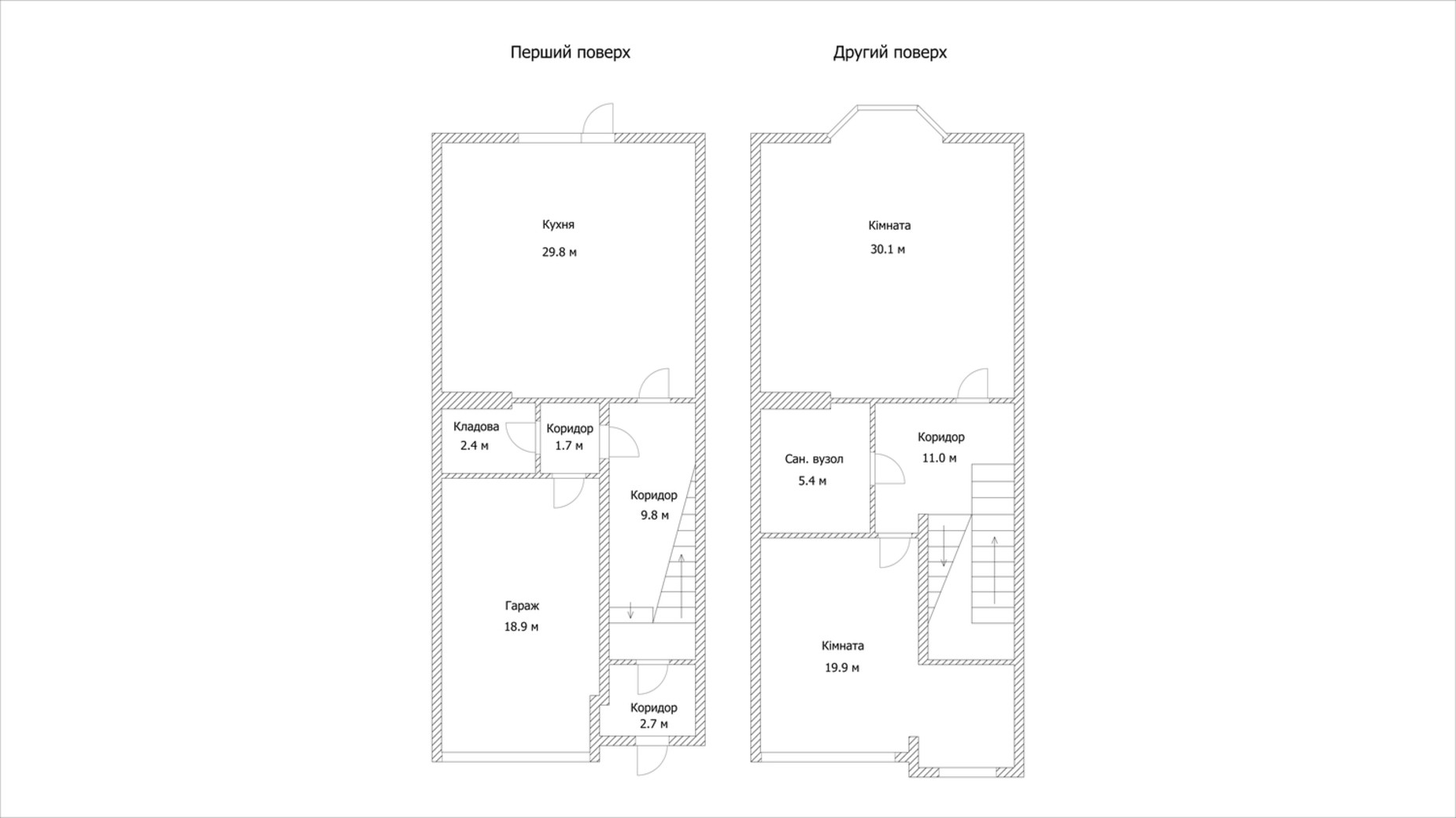 Планування 3-кімнатної квартири в Таунхаус Княжий 160 м², фото 49519