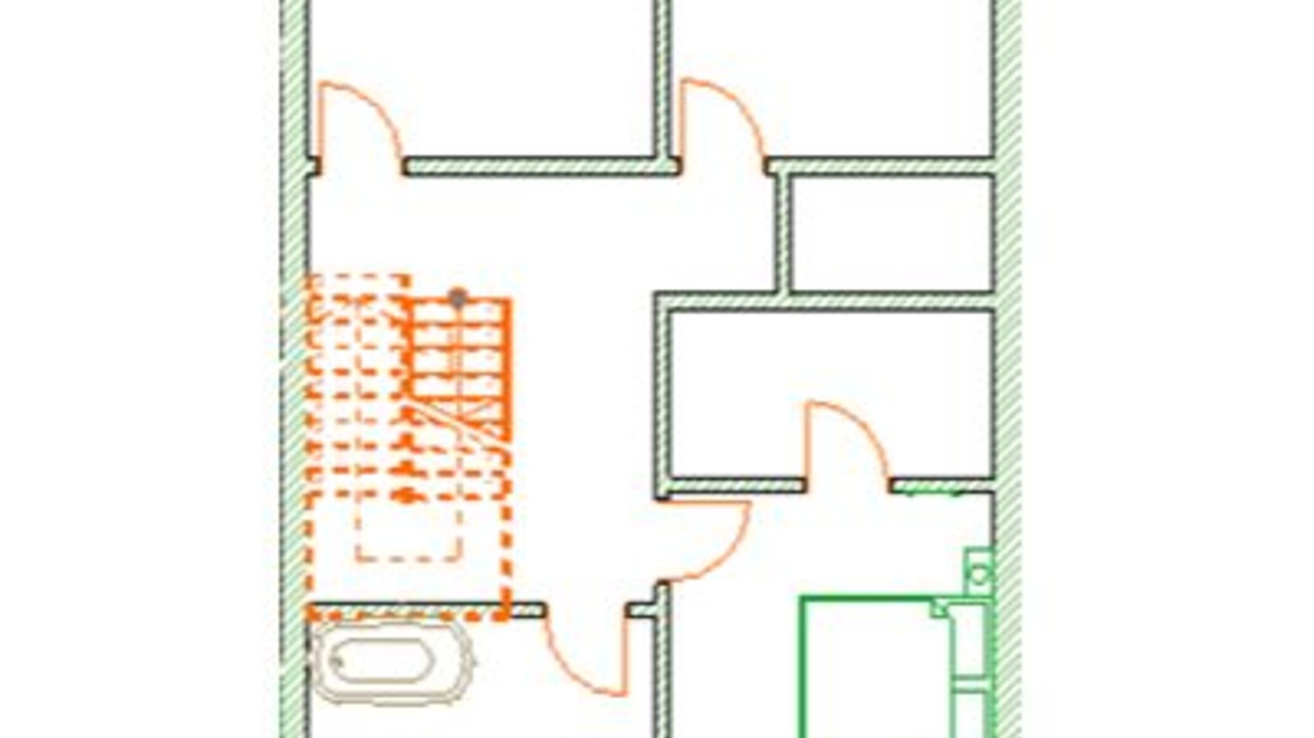 Планировка 3-комнатной квартиры в Таунхаус Modern House 144 м², фото 497249
