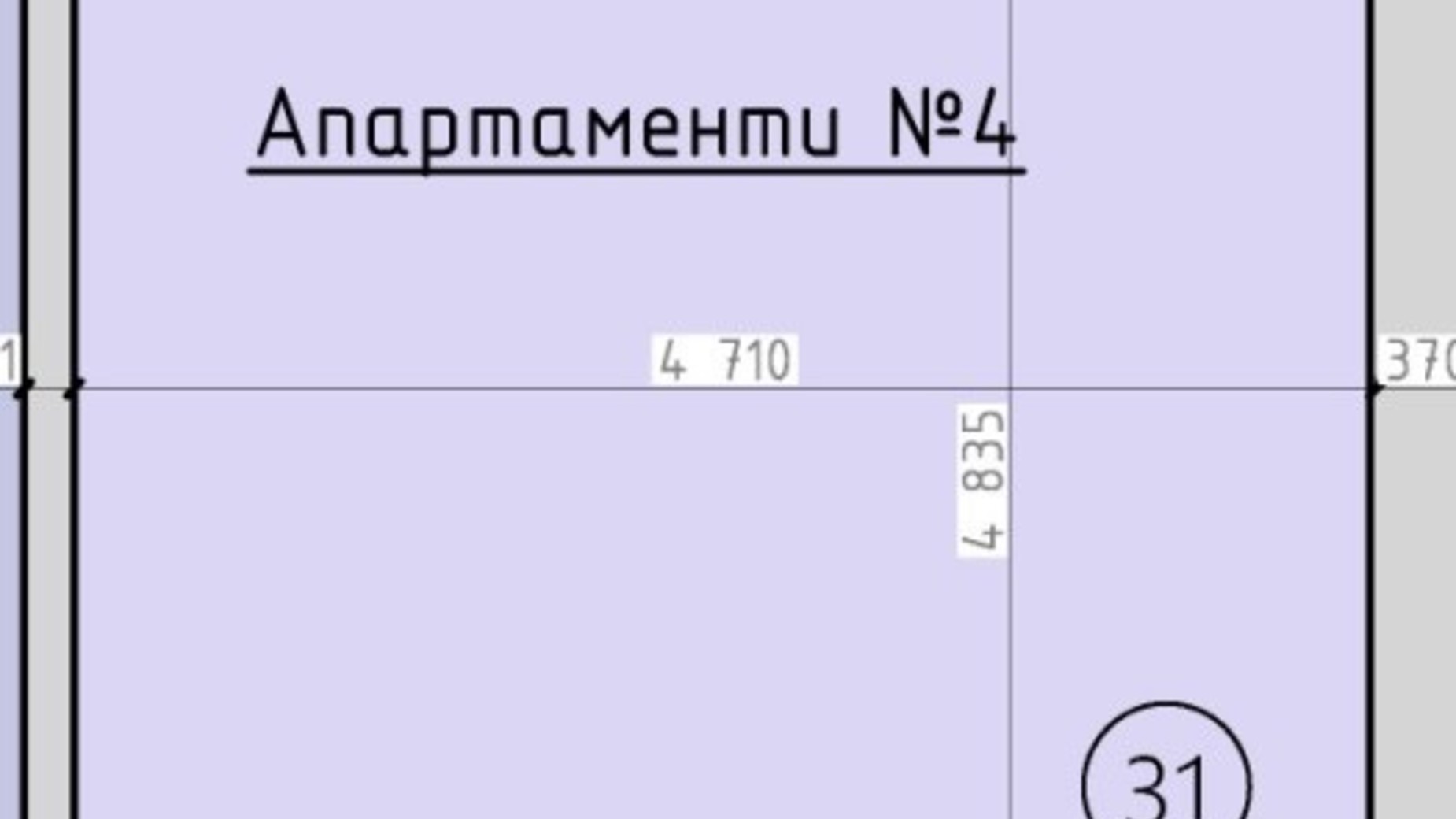 Планування 1-кімнатної квартири в ЖК Арден Курортний 50.9 м², фото 499219