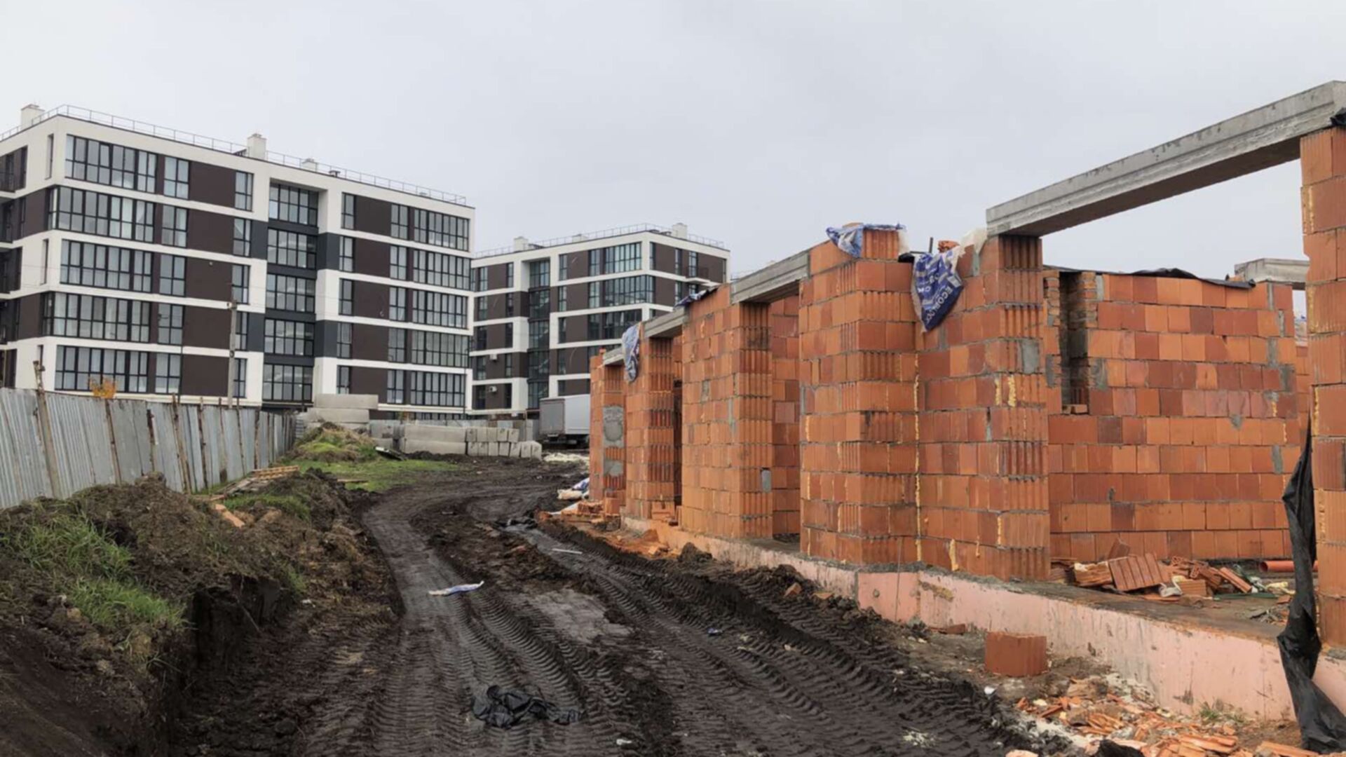 Дуплекс Sokilnyky GrandHouse ход строительства фото 502230