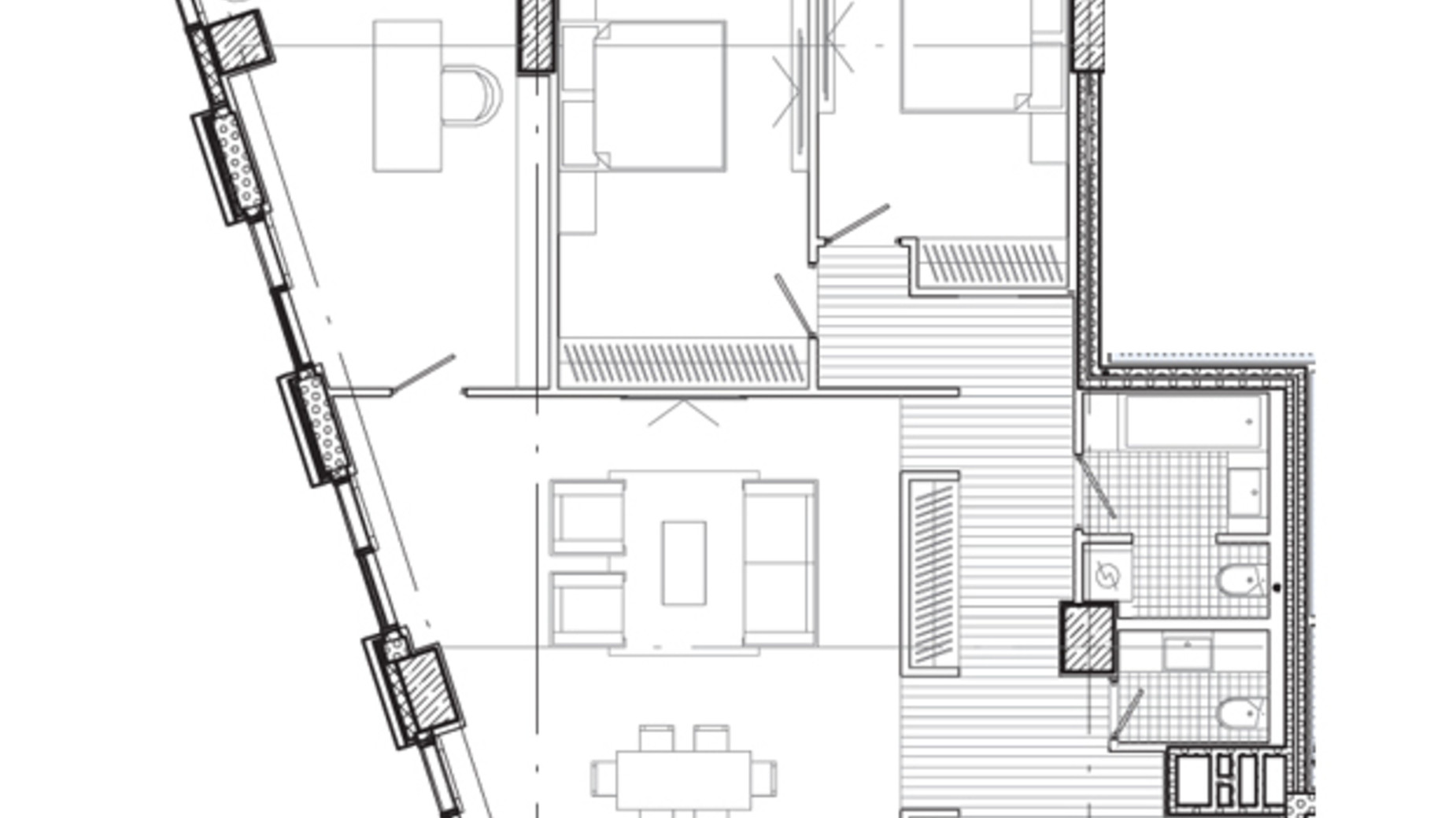 Планировка 4-комнатной квартиры в МФК Ermolaev Center 139.71 м², фото 507658