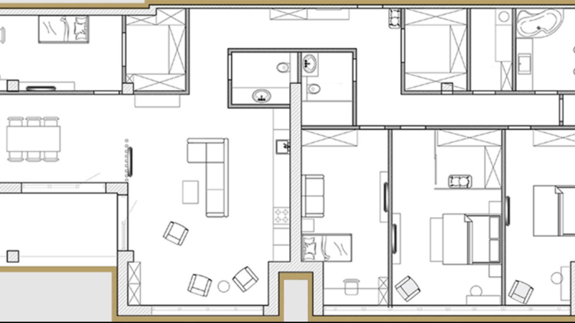 Планировка 4-комнатной квартиры в ЖК Premier Park 200.49 м², фото 510718