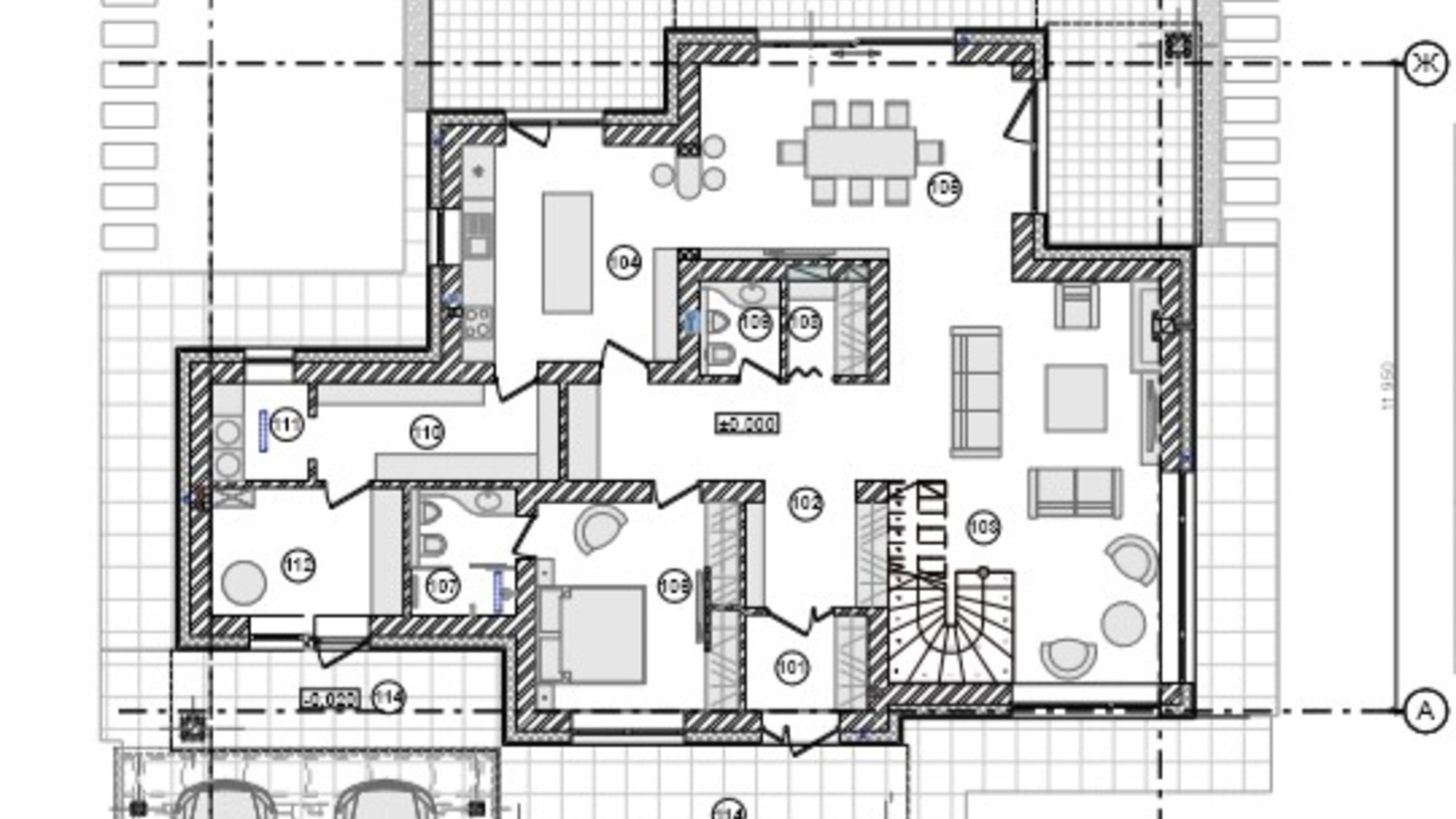 Планировка коттеджа в КГ Золоче Прованс 257 м², фото 515852