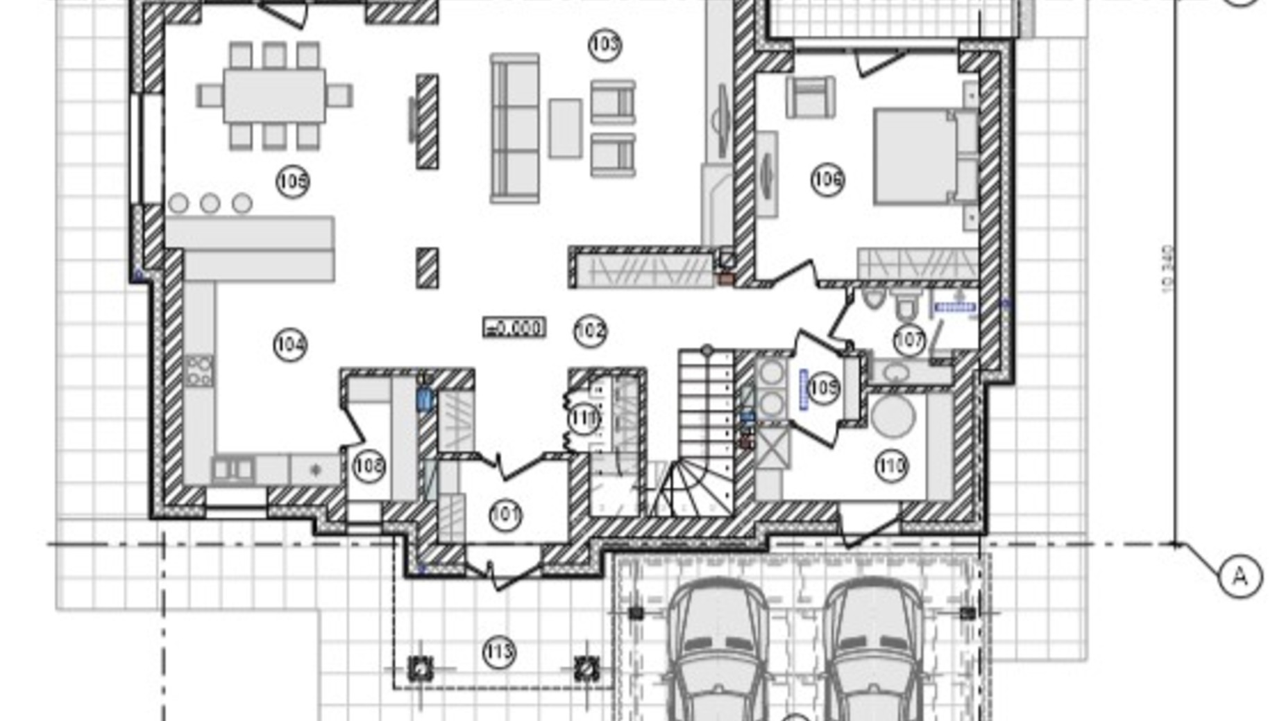 Планировка коттеджа в КГ Золоче Прованс 228 м², фото 515856