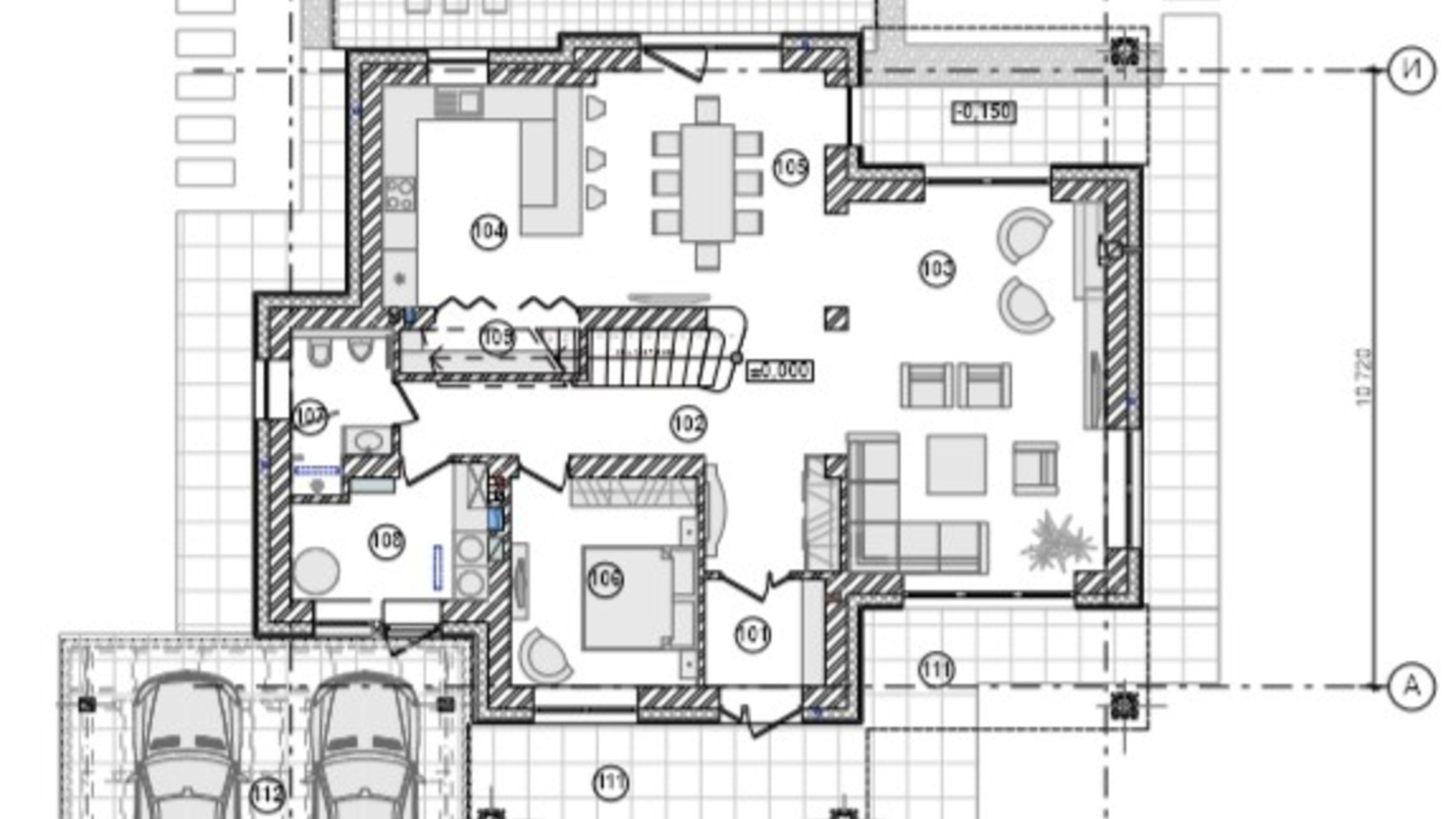 Планировка коттеджа в КГ Золоче Прованс 170 м², фото 515860