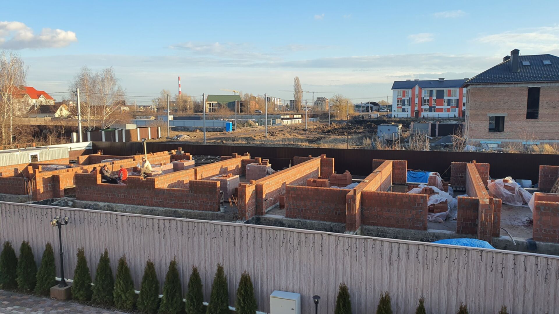 Таунхаус Козырная Семёрка ход строительства фото 517286