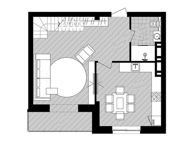ЖК Новый Град: планировка 3-комнатной квартиры 110 м²