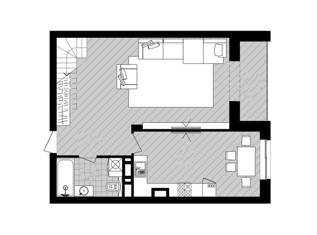 ЖК Новый Град: планировка 3-комнатной квартиры 139.73 м²