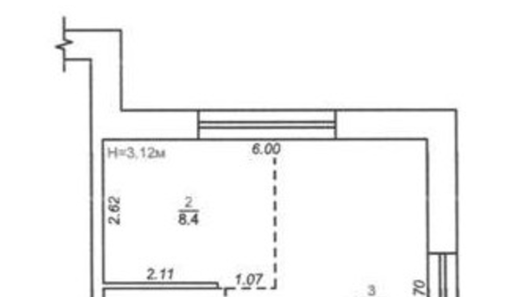 Планировка 1-комнатной квартиры в ЖК Мюнхен 34.3 м², фото 524712