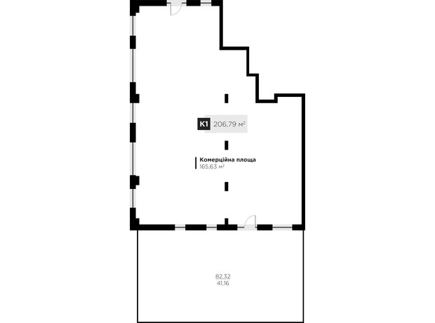 ЖК HYGGE lux: планировка помощения 206.79 м²