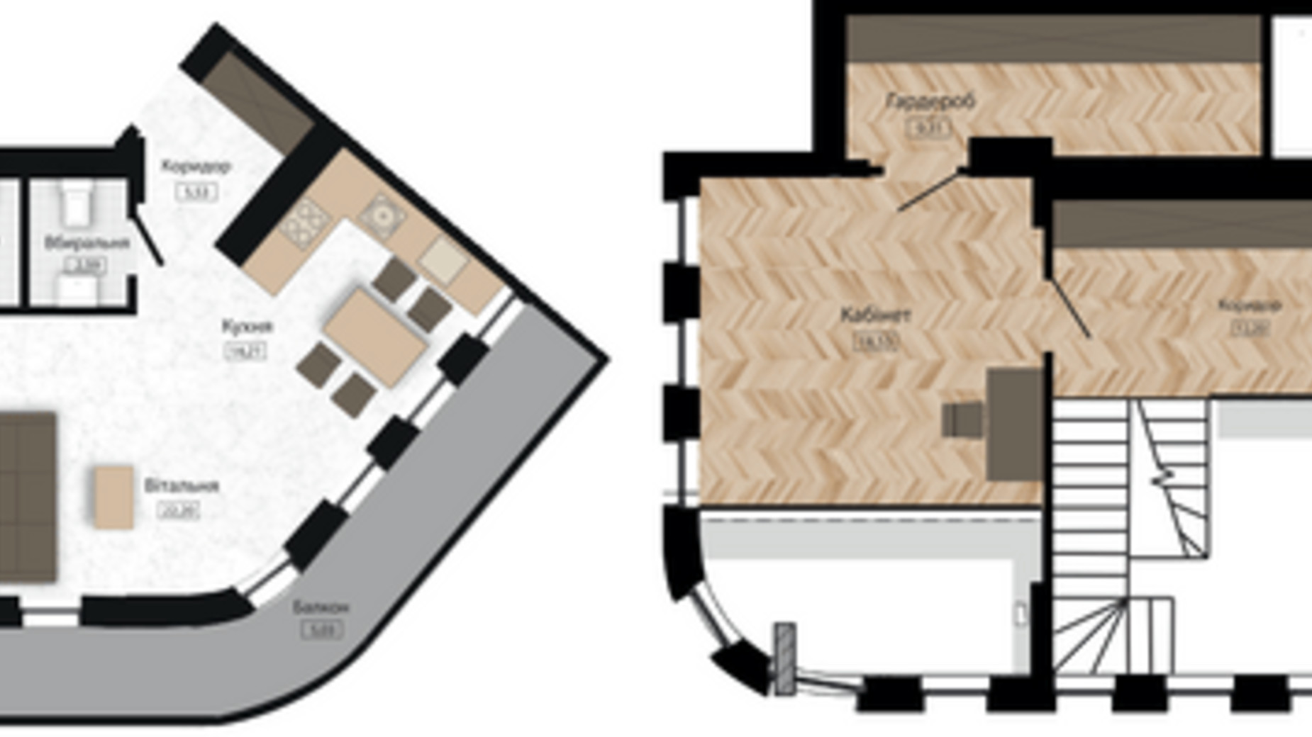 Планування 5-кімнатної квартири в ЖК Five Address 180 м², фото 529421
