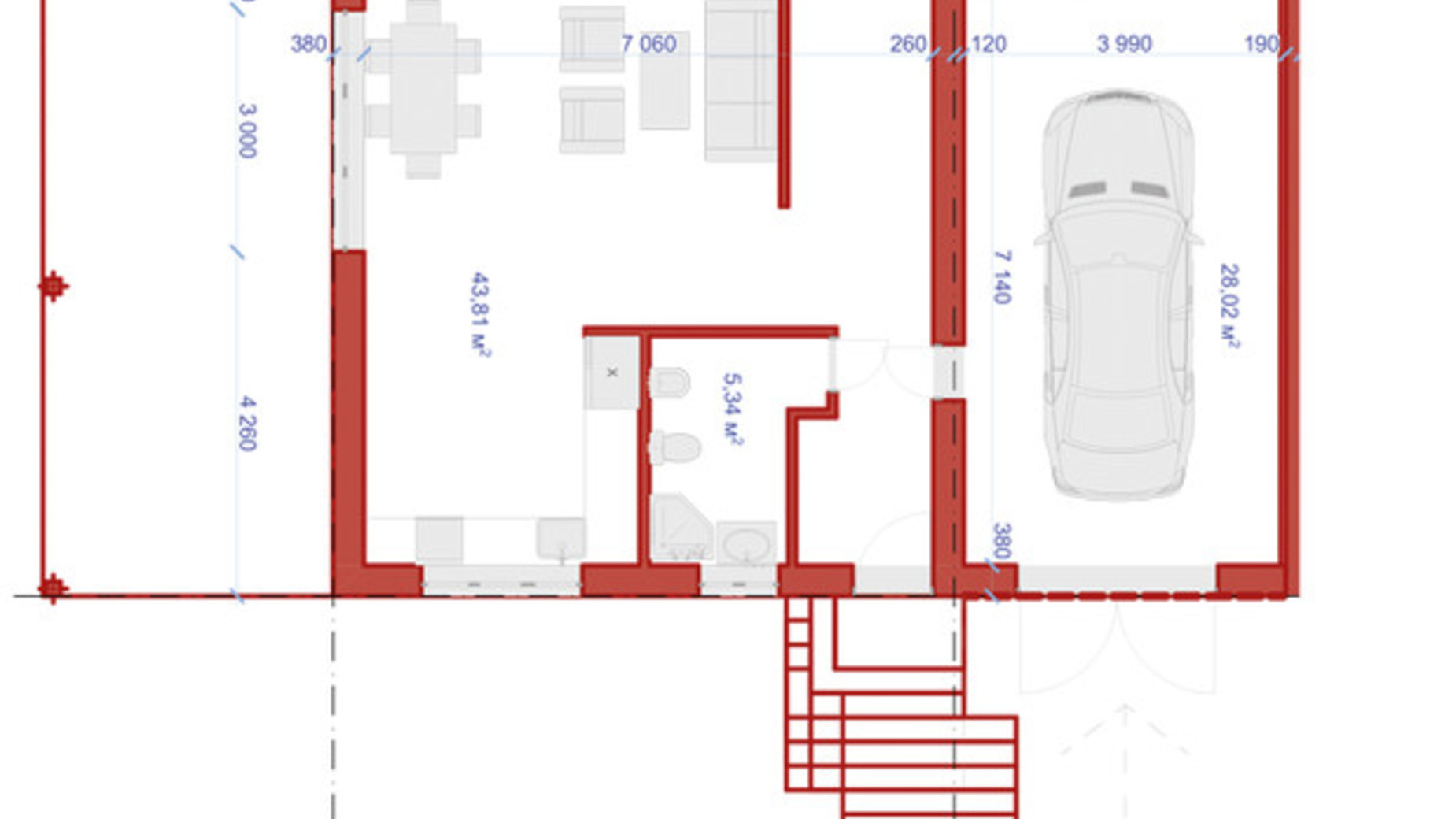 Планування дуплекса в КМ Медовий 142 м², фото 540251