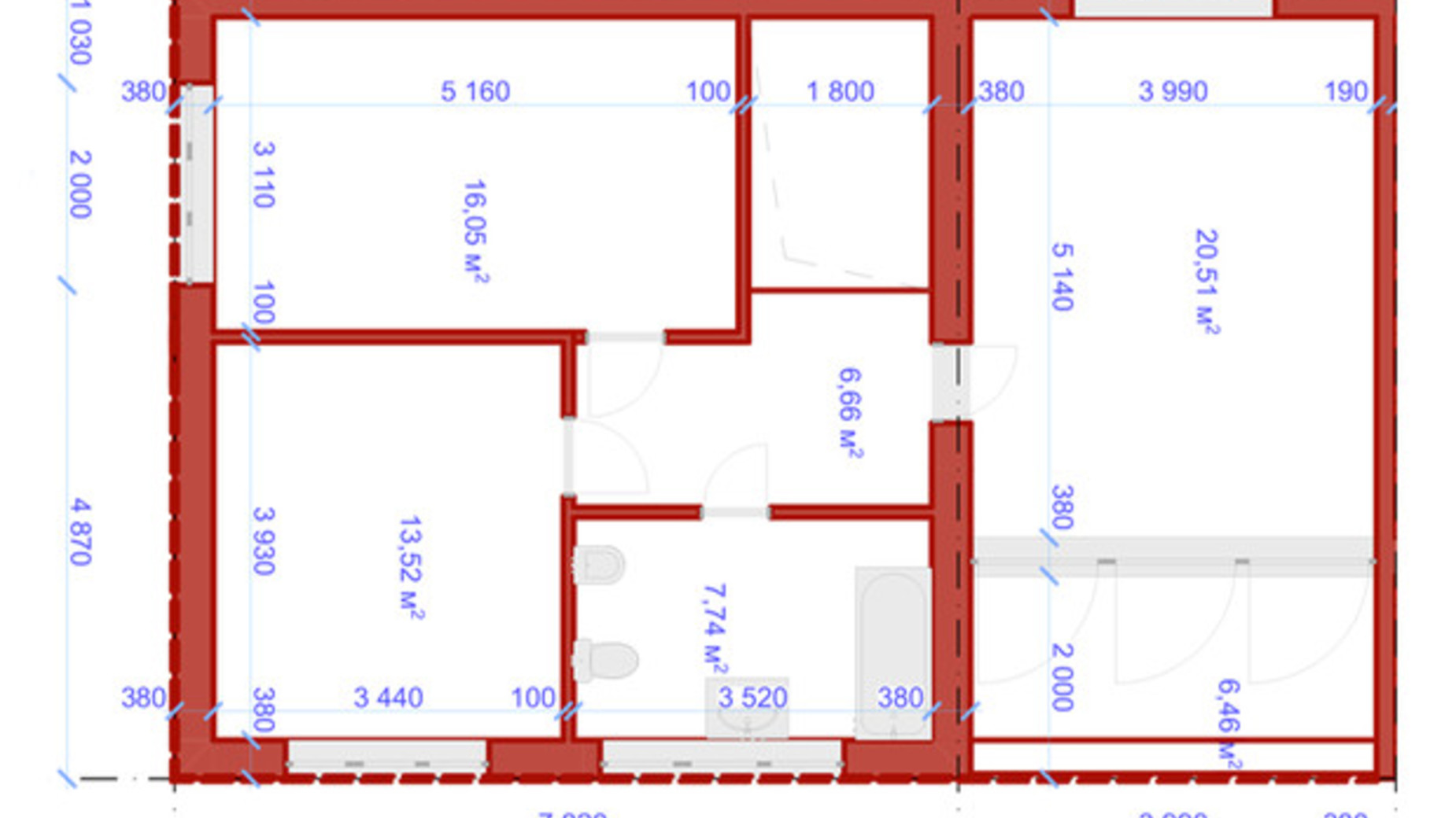 Планування дуплекса в КМ Медовий 142 м², фото 540252