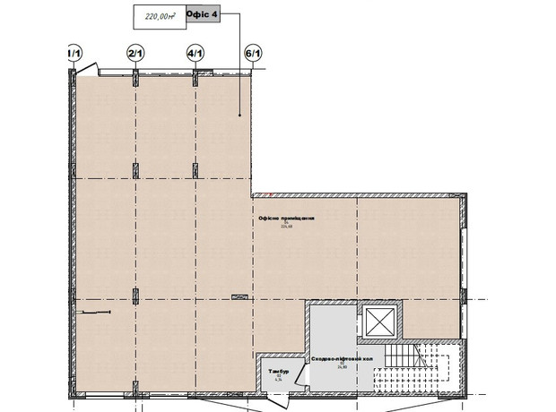 ЖК Art29: планировка помощения 220 м²