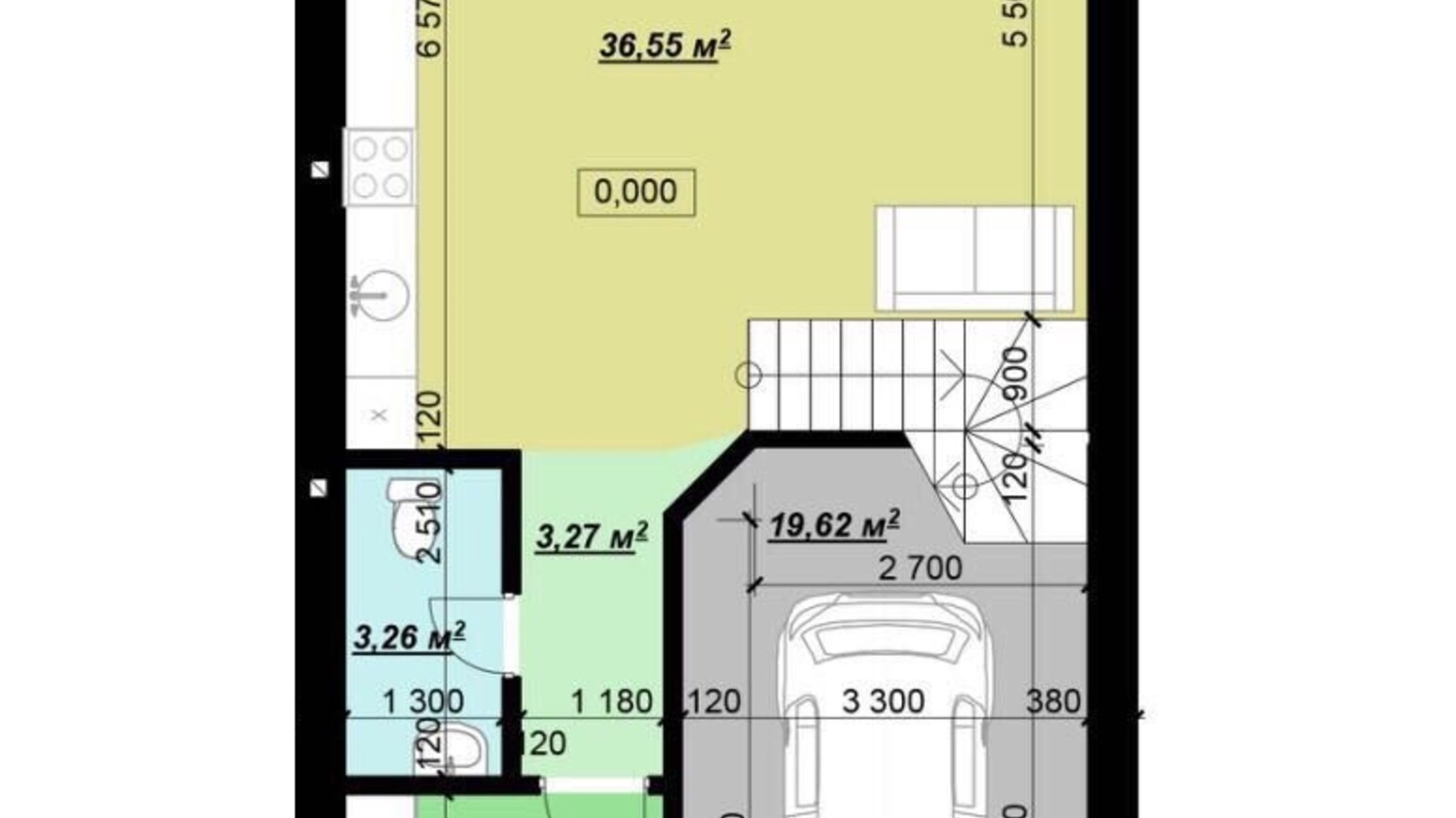 Планировка таунхауса в Таунхаус Dream Town 150 м², фото 541711