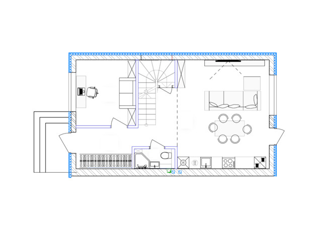 Таунхаус Ihouse: планировка 3-комнатной квартиры 112 м²