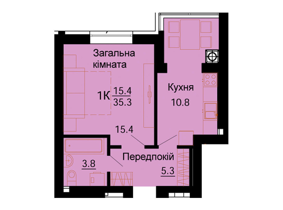 ЖК Львовский Маеток планировка 66 ЖК Львовский Маеток планировка 66