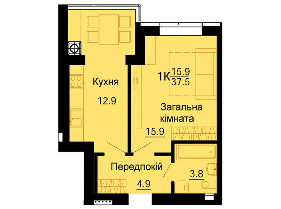 ЖК Львовский Маеток планировка 69 ЖК Львовский Маеток планировка 69