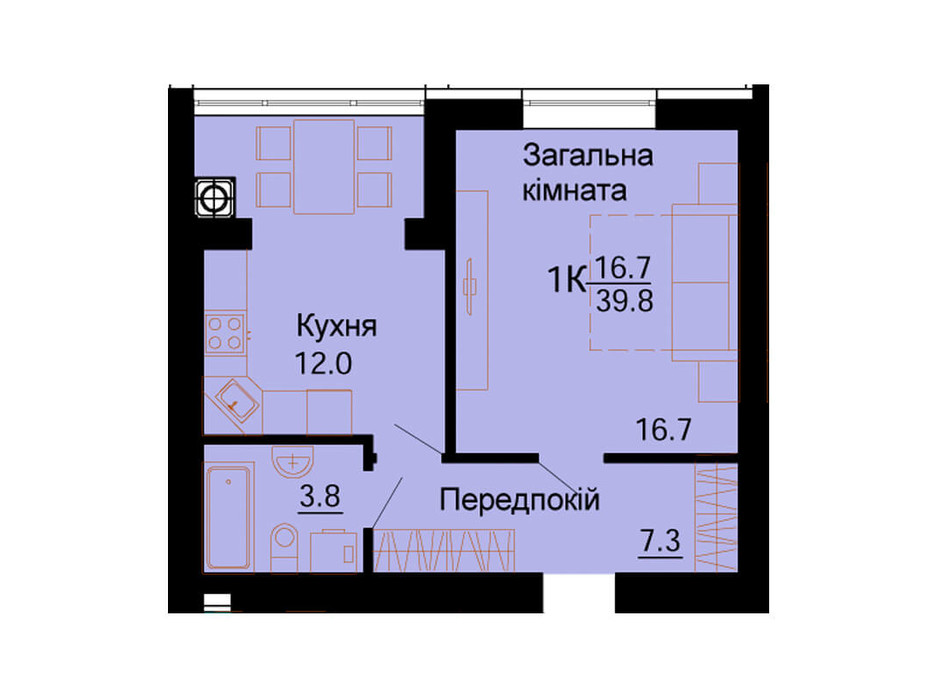 ЖК Львівський Маєток планування 72 ЖК Львівський Маєток планування 72