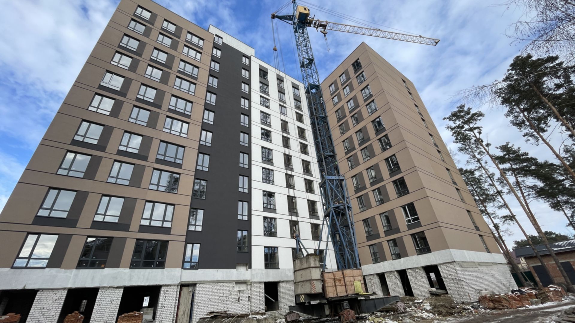 Состоянием на февраль 2023 года ЖК Новые Метры п27 ход строительства фото 545278