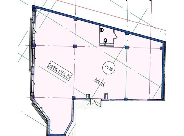 ЖК Пространство у Стамбульского парка: планировка помощения 165.23 м²