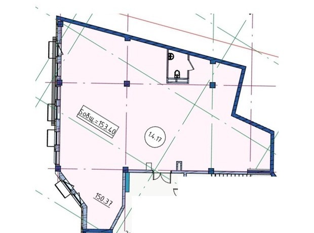 ЖК Пространство у Стамбульского парка: планировка помощения 153.4 м²