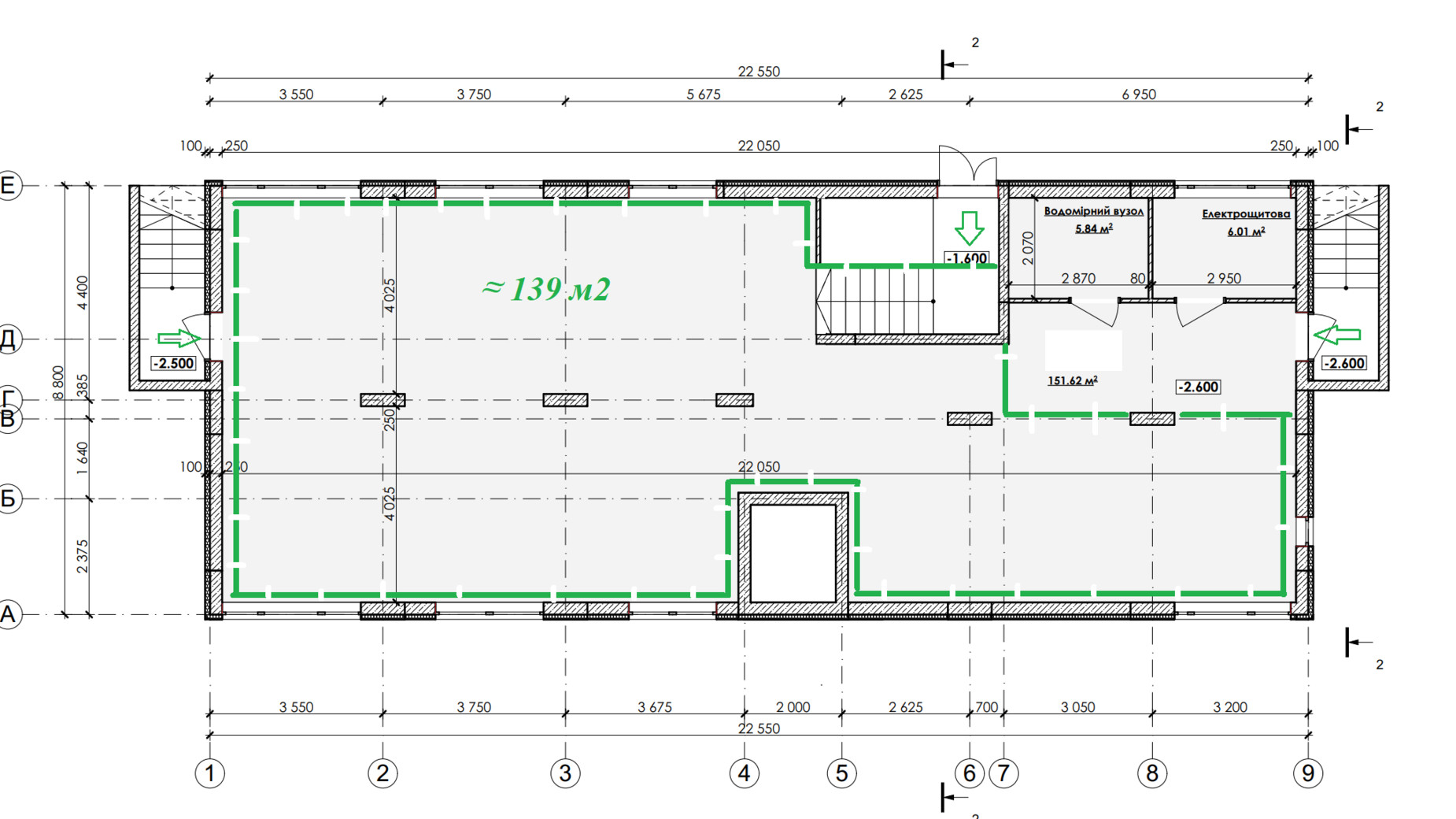 Планування приміщення в ЖК Excellent House 139 м², фото 547343