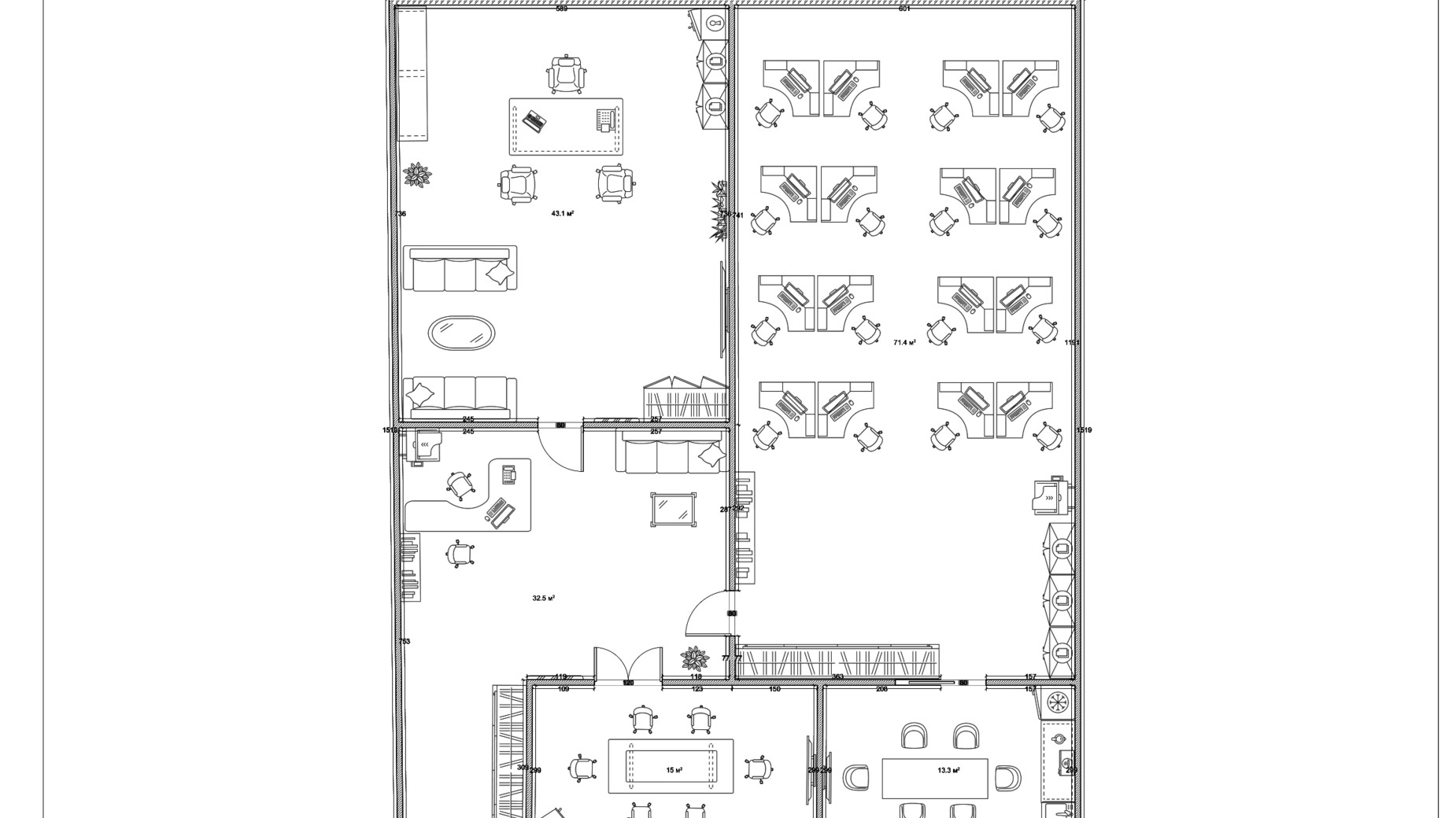 Планировка помещения в Торгово-офисный комплекс Темп 79.98 м², фото 549326