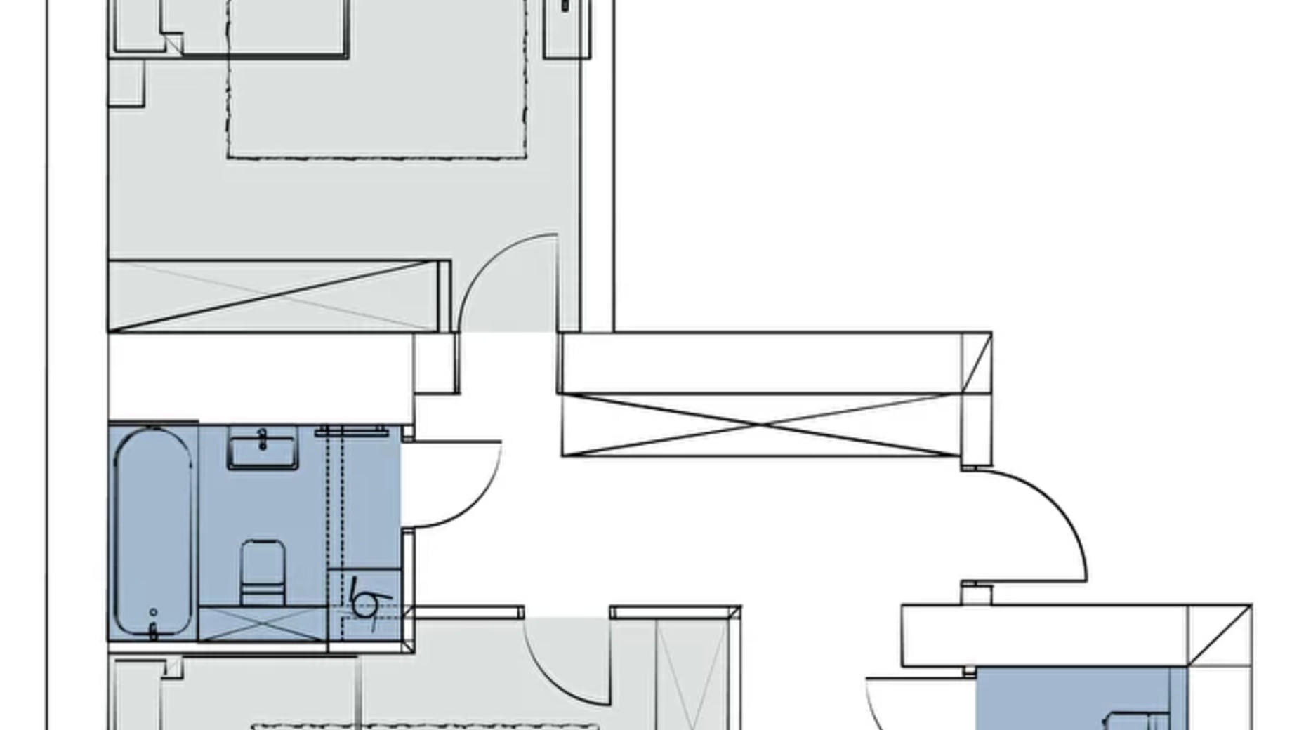 Планування 2-кімнатної квартири в ЖК Comfort House 84.4 м², фото 549597