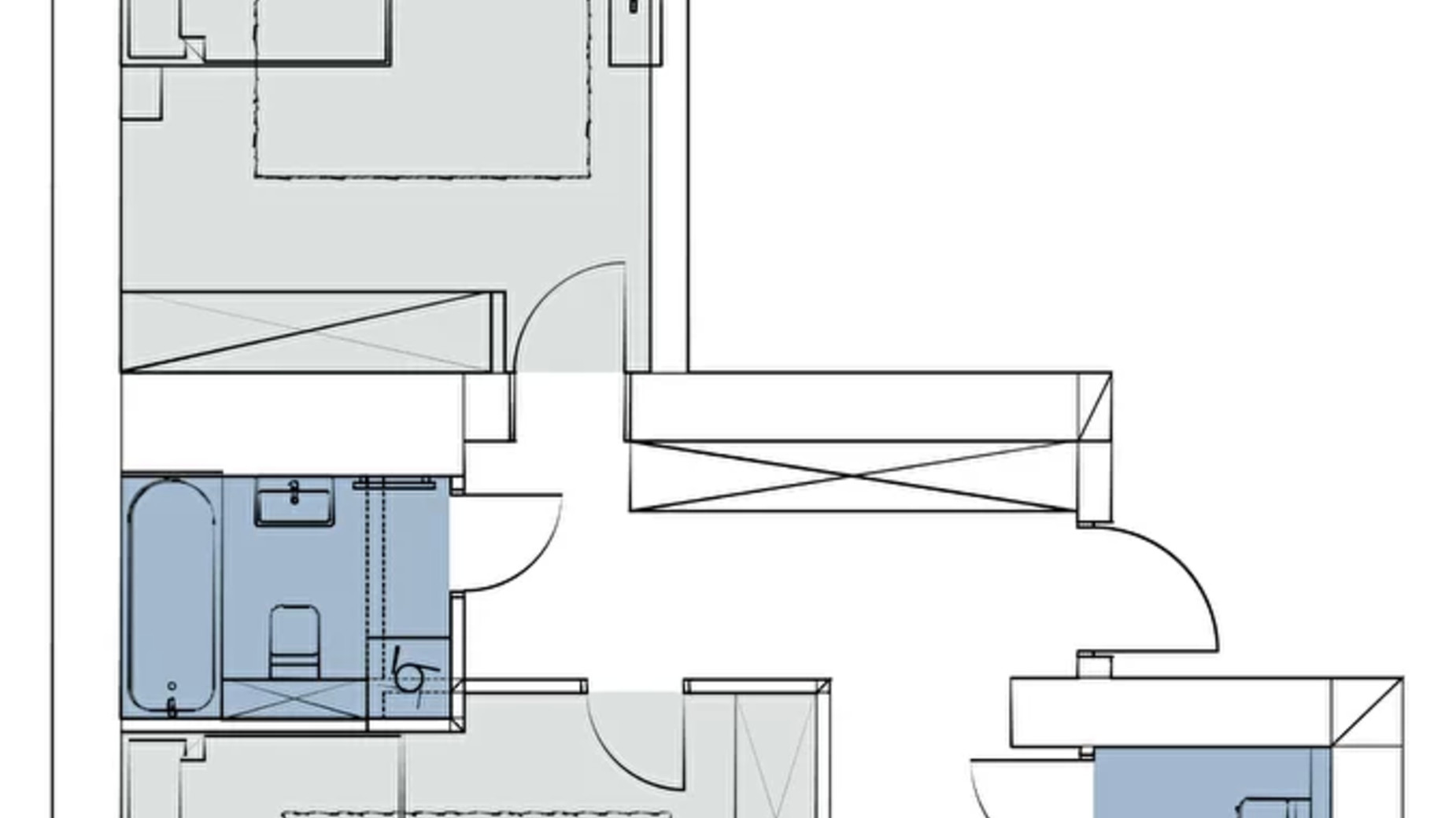 Планування 2-кімнатної квартири в ЖК Comfort House 85.8 м², фото 549598