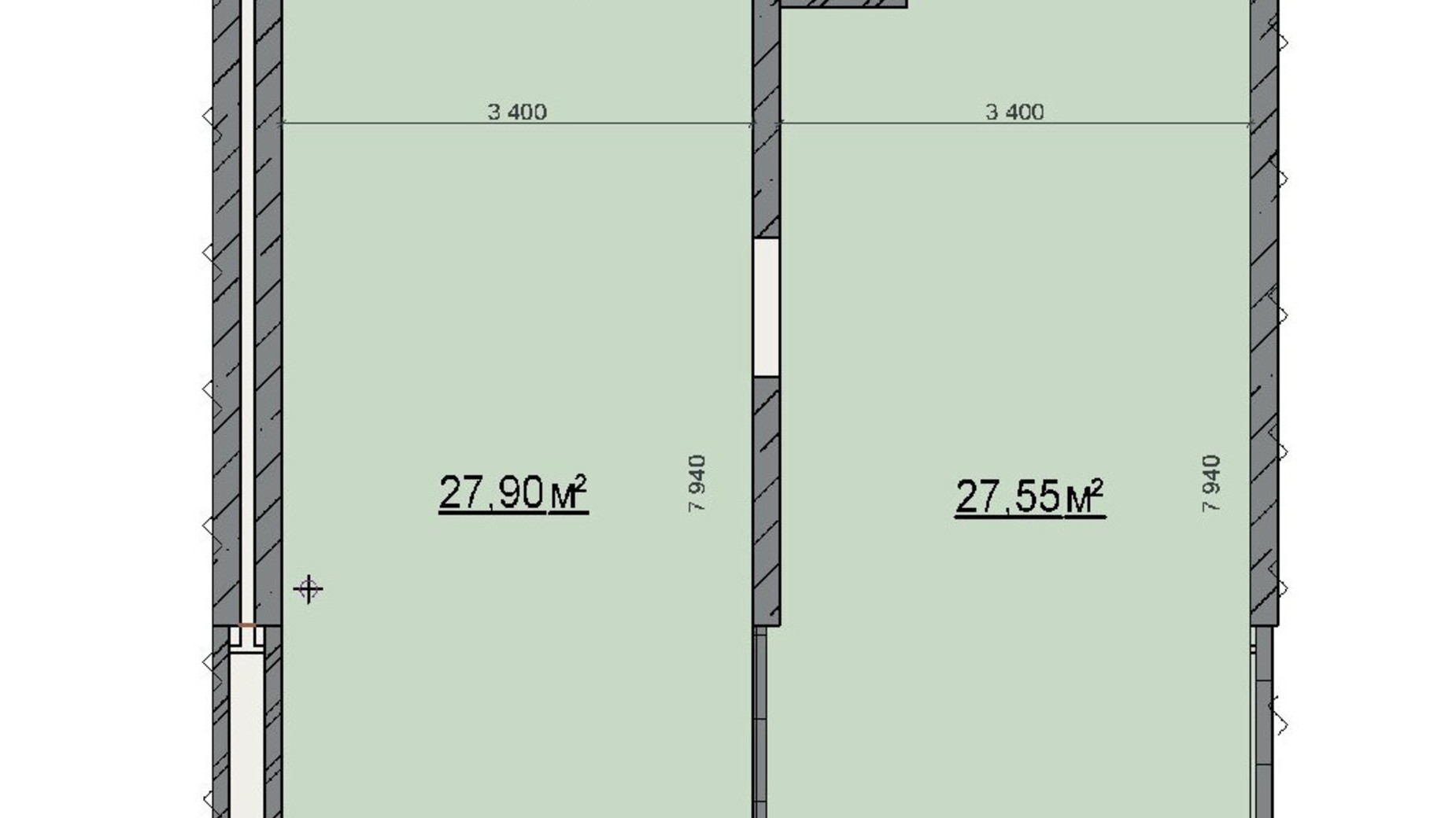 Планировка торгового помещения в ЖК Smart 61.48 м², фото 549673