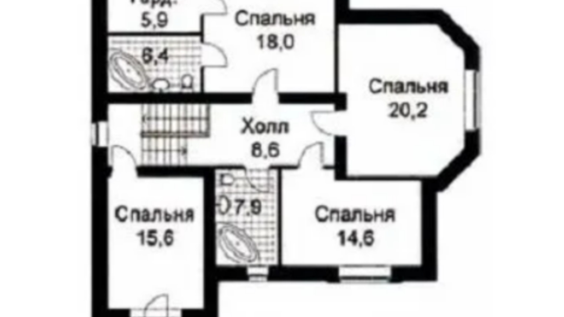 Планування котеджу в КМ Feofania Cottage 315 м², фото 553227