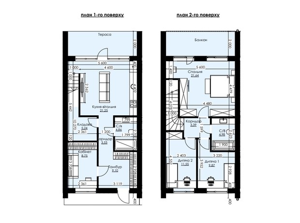 КГ Элит: планировка 3-комнатной квартиры 110 м²