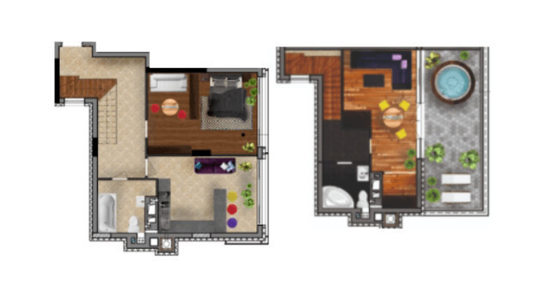 Планировка 3-комнатной квартиры в ЖК Медовый сад 94.22 м², фото 559125