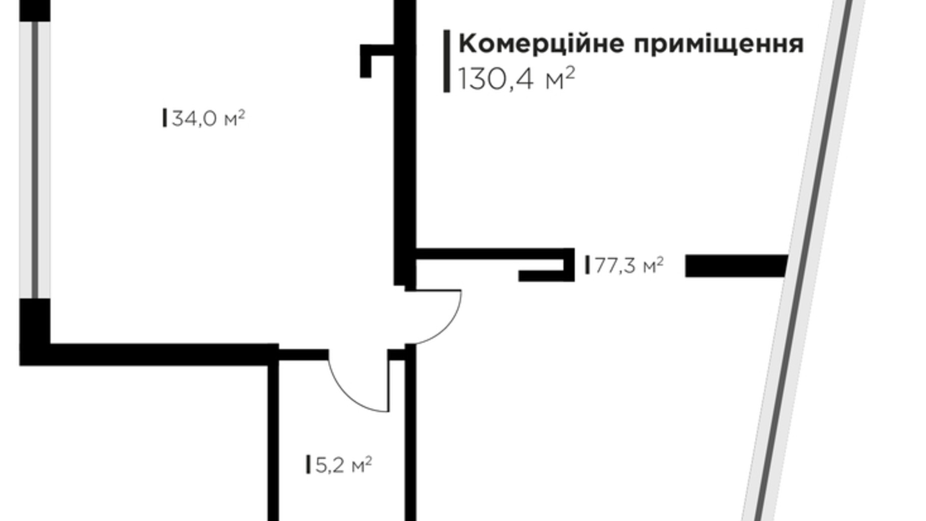 Планировка помещения в Апарт-отель Lev City Hotel 130.4 м², фото 560586